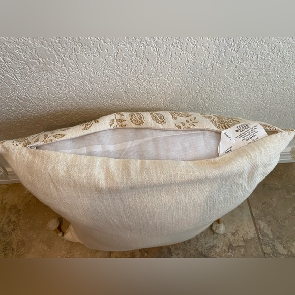 Jacobean Square Throw Pillow - Neutral - Picture 6 of 6